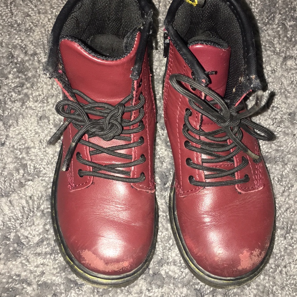 Junior 1460 softy T leather lace up boots